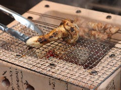炭焼きを中心としたアラカルト料理