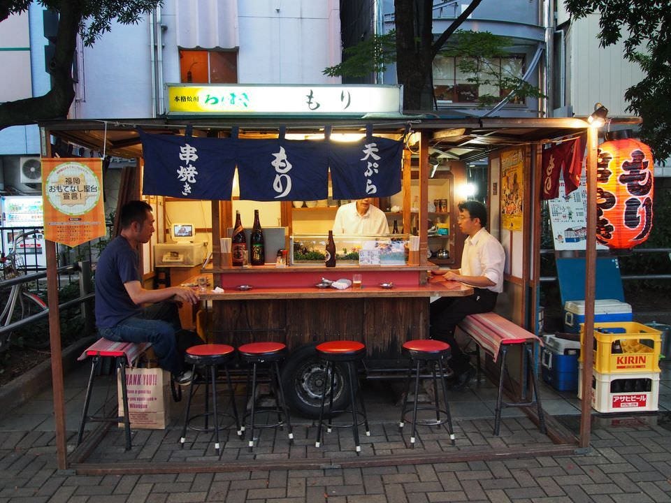 屋台もり 中洲 天妇罗 油炸虾和蔬菜等 Gurunavi 日本美食餐厅指南