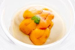 スペシャリテ ウニと海老クリームのゼリー寄せ