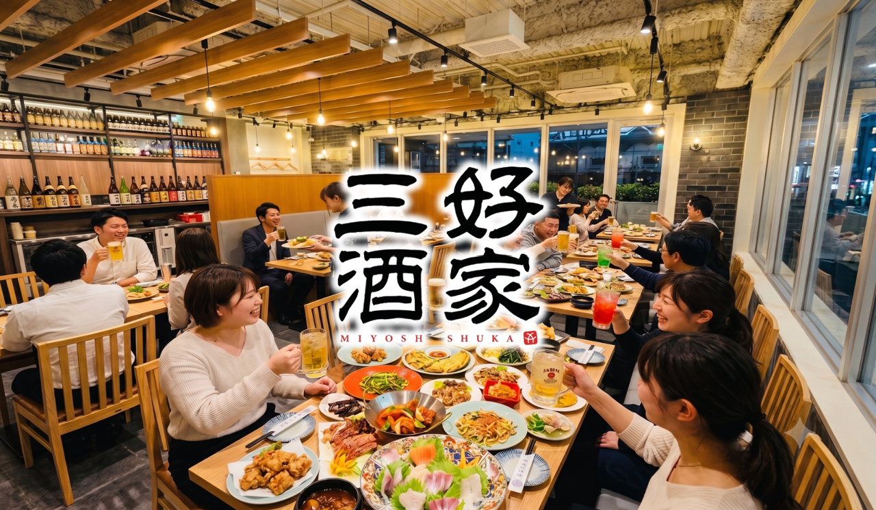 炭火焼き鳥×中華 食べ飲み放題居酒屋 三好酒家 なんば店
