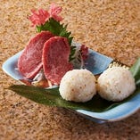 ■とろける肉の食感…和牛手まり寿司■