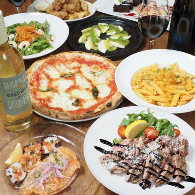 Trattoria Pizzeria LOGIC(ロジック) 長野_【歓送迎会や同窓会に◎】全8品&2時間飲み放題付★ マーレコース