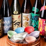 【日本酒】
全国各地から仕入れる旬の地酒が多数◎利き酒も