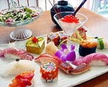 おまかせ寿司(サラダ・お椀付き）４１８０円