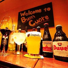 ビールの銘柄ごとにグラスが変わるベルギービール！