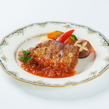 レストラン まゆ_糸島ポークカツレツ トマトソース