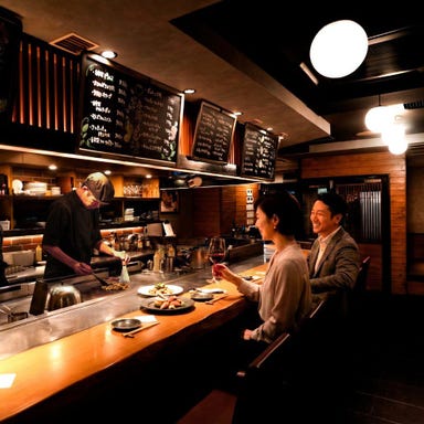 鉄板ビストロ kanro 天六店_カウンター席