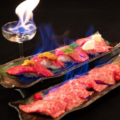 焔立つ肉寿司と牛タンタワー 肉処 双葉 三宮 メニューの画像