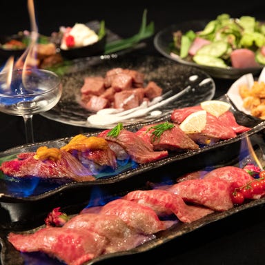 焔立つ肉寿司と牛タンタワー 肉処 双葉 三宮 コースの画像