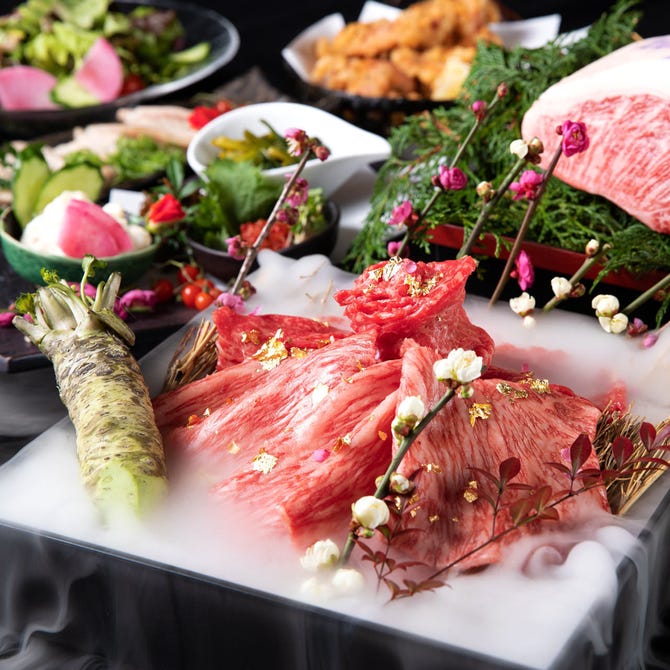 焔立つ肉寿司と牛タンタワー 肉処 双葉 三宮 三宮 焼肉 ぐるなび