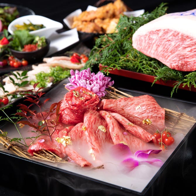 焔立つ肉寿司と牛タンタワー 肉処 双葉 三宮 三宮 焼肉 ぐるなび