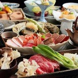 【季節の会席『雪』】その日その時期の旬の食材を使用してお届け！22,000円（税込）