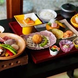 『大和牛の青朴葉味噌焼付／滋味野菜ランチ【竹】』四季折々で旬を迎える野菜本来の旨味を満喫(平日昼限定)