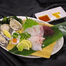タイ刺・牡蠣