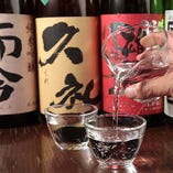 キリッとした口当たりの日本酒で大人のひと時