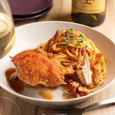 お肉とハーブと燻製 OLA_濃厚!ワタリガニパスタ