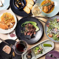 お肉とハーブと燻製 OLA_【各種宴会に!】豚ヒレ肉のローストなど全7品2時間飲み放題付プラン◆クーポン利用で4000円◆