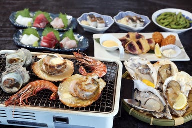 Oyster ＆ Seafood BBQ ととや新兵衛 コースの画像