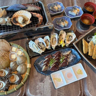 Oyster & Seafood BBQ ととや新兵衛_新鮮な海鮮を目の前で!海鮮BBQ5.500円コース