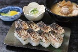 焼き鯖寿司定食