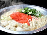 話題の明太子もつ鍋
明太子の食感がクセになる　1580円