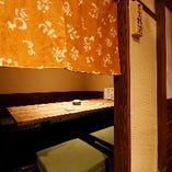 日本の伝統美を感じられる茶室をイメージした6名様個室