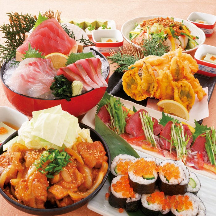 三代目網元 さかなや道場 蕨東口店 メニュー ご宴会 ぐるなび