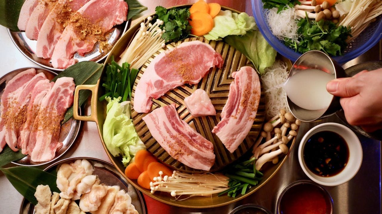 忘年会 特別コース 年next肉料理第一位 タイ式 焼肉 鍋 コース 2 5時間飲み放題付 の詳細 タイ屋台999 カオカオカオ 日比谷 店 銀座 居酒屋 ぐるなび