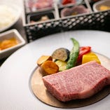 “いばらき膳” A4 黒毛和牛ステーキ