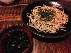 お酒の〆にお蕎麦を
