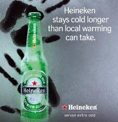 氷点下ビール！ハイネケンエクストラコールド！