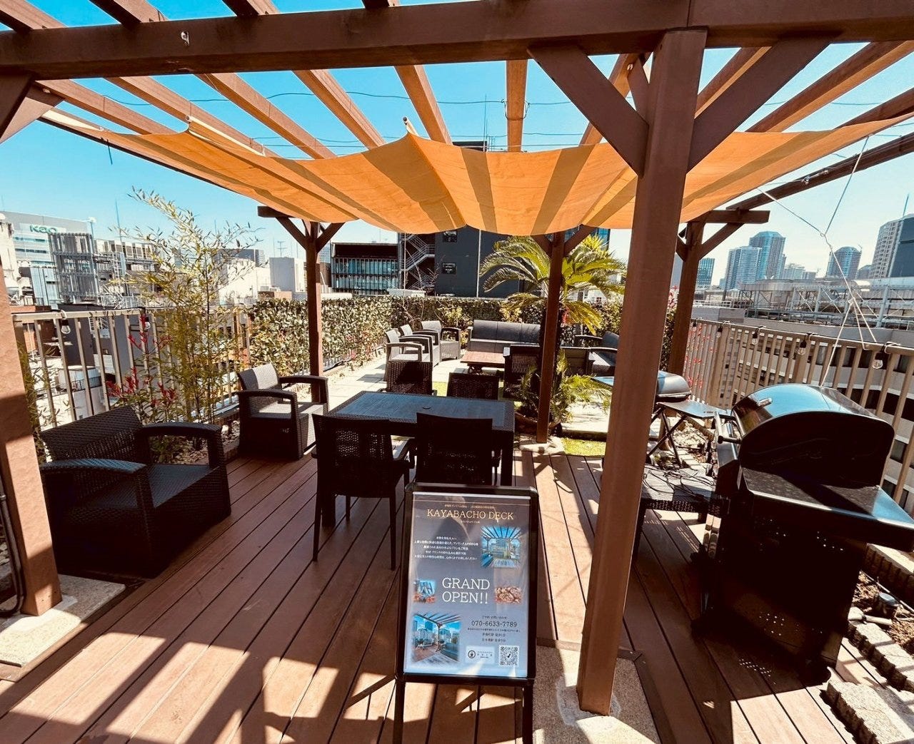 完全貸切BBQ場】 KAYABACHO DECK （カヤバチョウデッキ）（茅場町