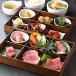 お昼の接待にぴったり！お肉5種を含む「平城苑松花堂 松」