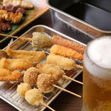 【飲み放題付】新世界名物　串カツ堪能コース-全8品-《宴会/飲み会》