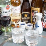 4名様以上で、飲み放題をご利用いただけます！
1名様+1980円(税込) 120分(ラストオーダー30分前)