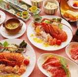 【豪華食材】季節会席『陣太鼓（じんだいこ）』黒毛和牛や伊勢海老、贅沢食材と季節の味覚を愉しむ全10品