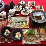うなぎとはも会席『清夏(せいか)』鰻しゃぶしゃぶ、鰻炙り焼、鱧ちり、鰻ご飯も堪能！夏の味覚をたっぷりと