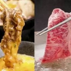 しゃぶしゃぶorすき焼きが気分で選べる♪