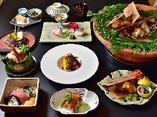 【本格和会席】
旬の素材を華麗な職人技で魅了する日本料理