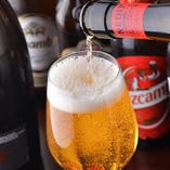 【豊富なドリンク】樽生ワインだけでなく、スペイン地ビールも◎