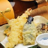 旬食材を天ぷらでご提供！季節の変化を感じてください。