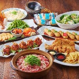 ◆彩り味自慢コース◆特選牛肉のすき鍋付き♪【2.5H飲み放題付/4400円】