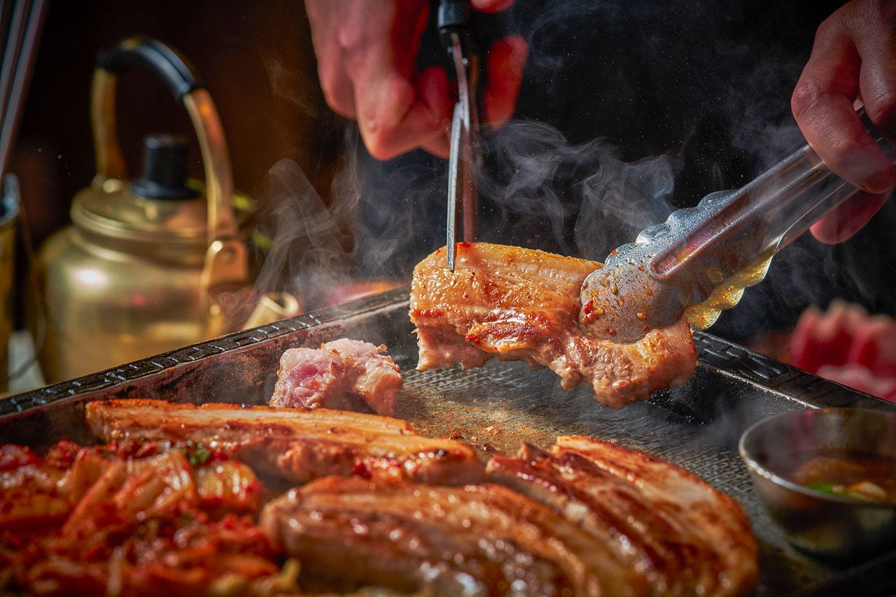 2名様専用プルコギコース全8品【120分飲み放題付き】本場の韓国が堪能