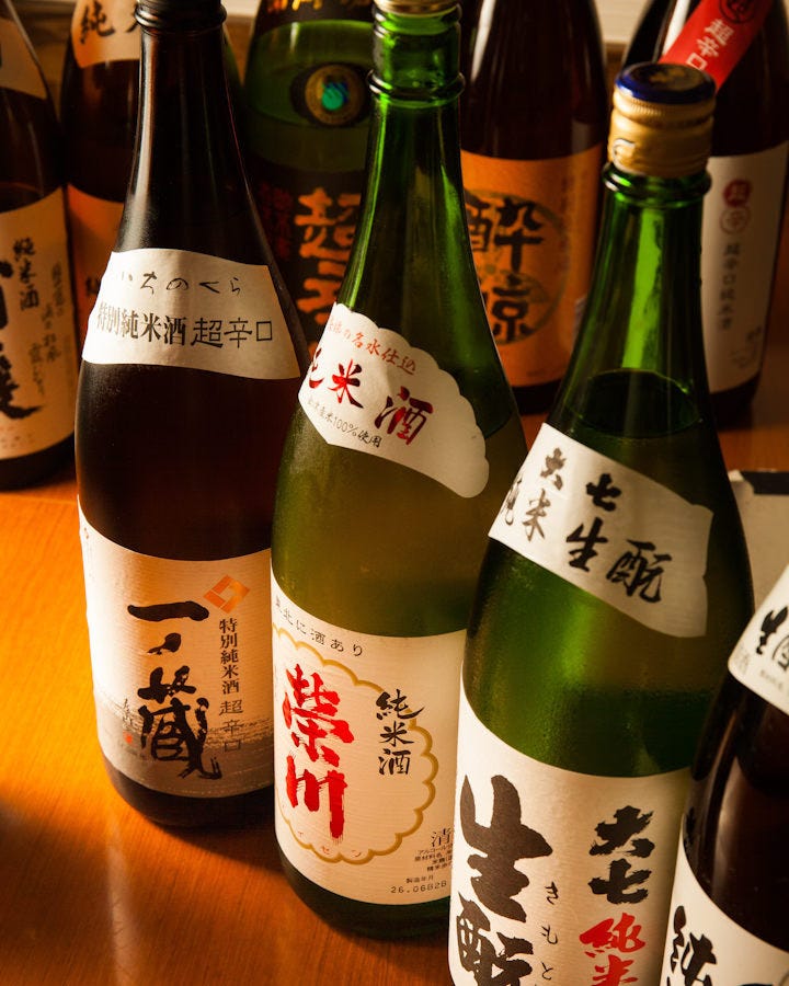 季節の日本酒飲み放題＆鮮魚