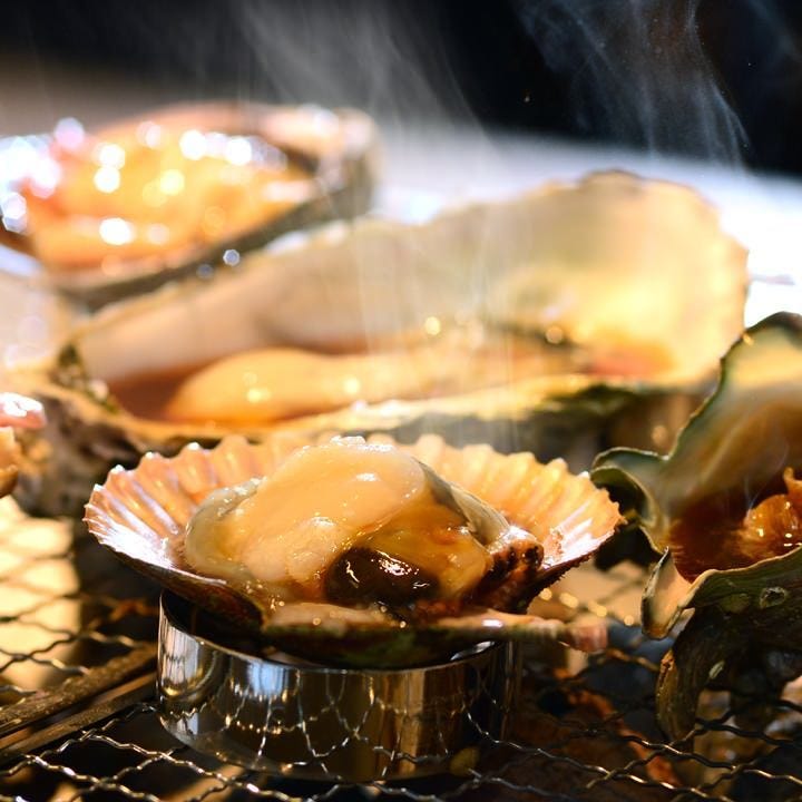 大海老や大あさり等貝しぐれでらメシコース 日本酒5種類 飲み放題付 5 000円 税込 の詳細 貝料理専門店 貝しぐれ 名駅店 名駅 居酒屋 ぐるなび