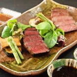 和食屋の美味しい特選和牛ステーキ