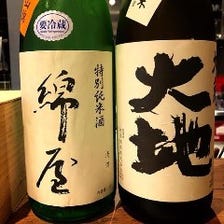 オーナー厳選の豊富な日本酒・焼酎