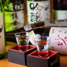 全国の日本酒が20種類以上！