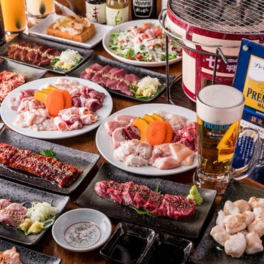 ホルモン会館 梅屋敷店_つまみ&お薦めホルモン8種類と和牛もつ鍋+3時間のみ放題付きコース!