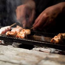 大将自慢の焼き鳥をご堪能あれ！